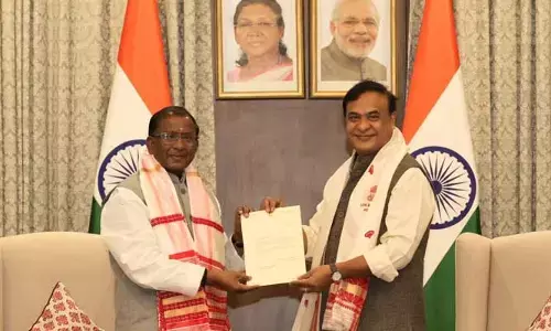 అస్సాం ముఖ్యమంత్రి పదవికి హిమంత బిశ్వ శర్మ రాజీనామా