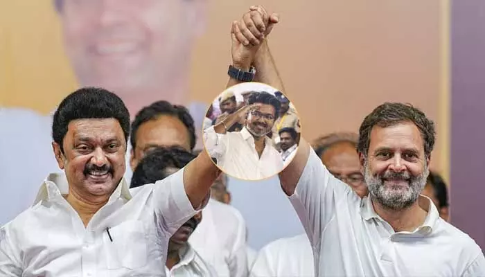 TVK కు కాంగ్రెస్ మద్దతు! వెన్నుపోటుదారు అంటూ DMK ఫైర్ TVK కు కాంగ్రెస్ మద్దతు! వెన్నుపోటుదారు అంటూ DMK ఫైర్
