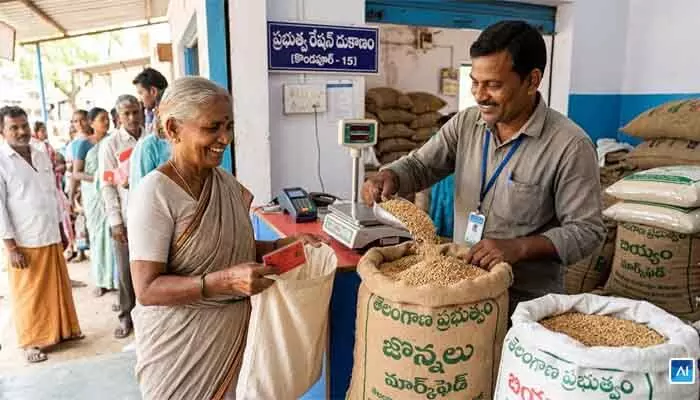 TG Govt.: రేషన్ కార్డుదారులకు తీపికబురు.. ఇకపై షాపుల్లో జొన్నల పంపిణీ! TG Govt.: రేషన్ కార్డుదారులకు తీపికబురు.. ఇకపై షాపుల్లో జొన్నల పంపిణీ!