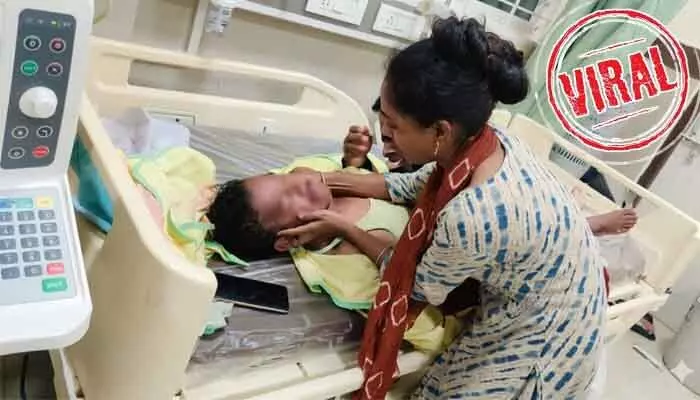 ‘ప్లీజ్.. ఒక్కసారి చూడు డాడీ.. లే డాడీ! కన్నీరు పెట్టిస్తున్న కూతురి ఆర్తనాదాలు ‘ప్లీజ్.. ఒక్కసారి చూడు డాడీ.. లే డాడీ! కన్నీరు పెట్టిస్తున్న కూతురి ఆర్తనాదాలు