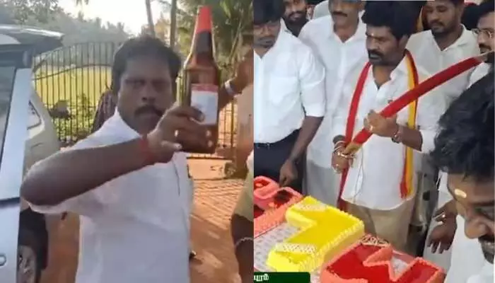 ఒక ఎమ్మెల్యే బీర్లు కొడుతూ, మరొకరు తల్వార్ తిప్పుతూ.. వామ్మో తమిళనాడు ఫ్యూచర్ ఏంటో? ఒక ఎమ్మెల్యే బీర్లు కొడుతూ, మరొకరు తల్వార్ తిప్పుతూ.. వామ్మో తమిళనాడు ఫ్యూచర్ ఏంటో?