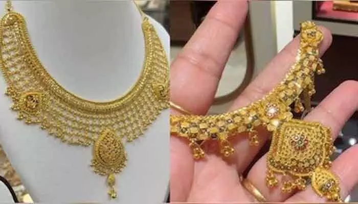 జ్యువెలరీ షాపులో 3 తులాల బంగారు ఆభరణం మాయం జ్యువెలరీ షాపులో 3 తులాల బంగారు ఆభరణం మాయం