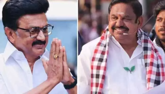 డీఎంకే మా బద్దశత్రువు..ఇదంతా అతని కుట్ర : AIADMK డీఎంకే మా బద్దశత్రువు..ఇదంతా అతని కుట్ర : AIADMK