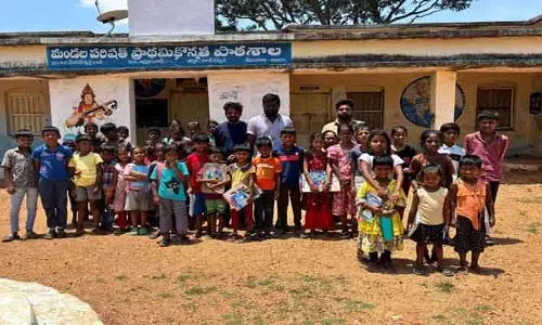 వేస‌విలో వెంక‌టేశ్వ‌ర్ల బావి గ్రామంలో విద్యాభివృద్ధి పై యువ‌త ప్ర‌త్యేక శ్ర‌ద్ధ
