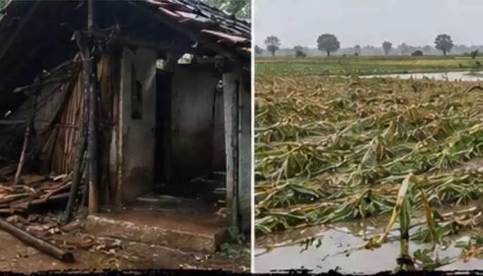 అకాల వర్షం బీభత్సం..ఉమ్మడి జిల్లాలో ఐదుగురు బలి! అకాల వర్షం బీభత్సం..ఉమ్మడి జిల్లాలో ఐదుగురు బలి!