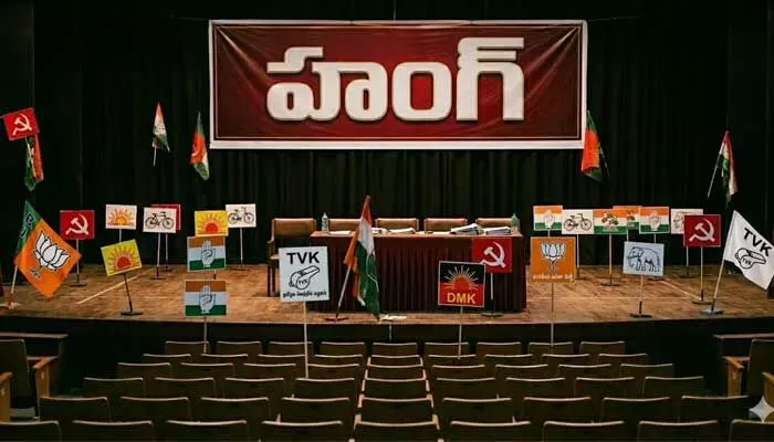 భారతదేశంలో గత 20 ఏళ్ల హంగ్ అసెంబ్లీలు.. తమిళనాడులో చక్రం తిప్పేదెవరు? భారతదేశంలో గత 20 ఏళ్ల హంగ్ అసెంబ్లీలు.. తమిళనాడులో చక్రం తిప్పేదెవరు?