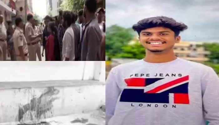 చిలకలగూడలో యువకుడి హత్య.. యువతి ఇంటిముందు ఆందోళన చిలకలగూడలో యువకుడి హత్య.. యువతి ఇంటిముందు ఆందోళన