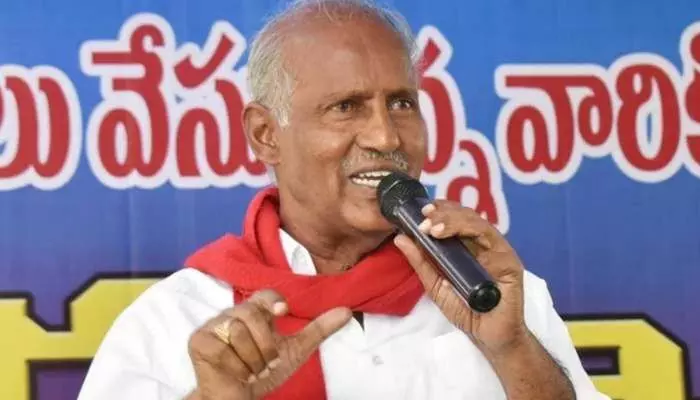 ధాన్యం కోనుగోళ్లను వేగవంతం చేయండి.. సీఎంకు సీపీఐ రాష్ట్ర కార్యదర్శి కూనంనేని రిక్వెస్ట్ ధాన్యం కోనుగోళ్లను వేగవంతం చేయండి.. సీఎంకు సీపీఐ రాష్ట్ర కార్యదర్శి కూనంనేని రిక్వెస్ట్