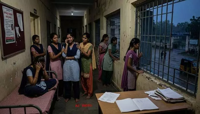 హాస్టళ్లలో భద్రత ఎక్కడ..? కోదాడలో వరుస విద్యార్థినుల ఆత్మహత్యలు హాస్టళ్లలో భద్రత ఎక్కడ..? కోదాడలో వరుస విద్యార్థినుల ఆత్మహత్యలు