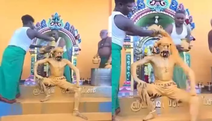 మార్కెట్లోకి బిస్కెట్ బాబా.. ఆయనకు అభిషేకించిన బిస్కెట్ల రసమే ప్రసాదంగా.. ఛీ ఛీ మార్కెట్లోకి బిస్కెట్ బాబా.. ఆయనకు అభిషేకించిన బిస్కెట్ల రసమే ప్రసాదంగా.. ఛీ ఛీ