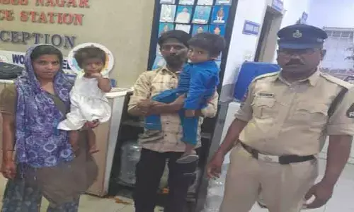 కిడ్నాప్ కి గురైన చిన్నారిని గంట‌ల్లోనే ర‌క్షించిన పోలీసులు