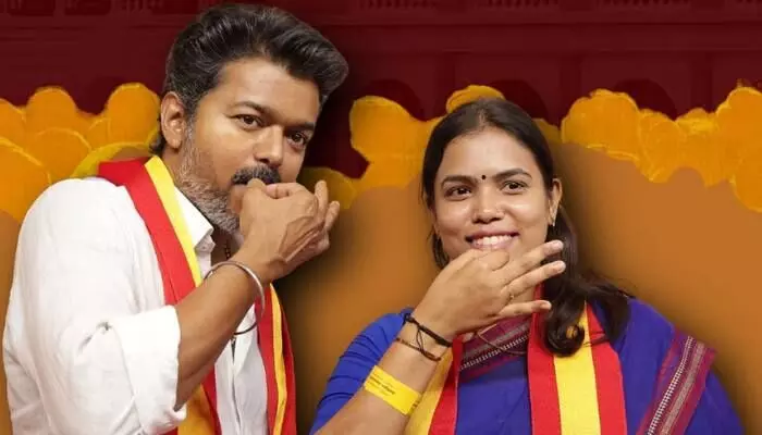 తమిళనాడులో తెలుగమ్మాయికి మంత్రి పదవి.. ఎవరీ కీర్తన? తమిళనాడులో తెలుగమ్మాయికి మంత్రి పదవి.. ఎవరీ కీర్తన?