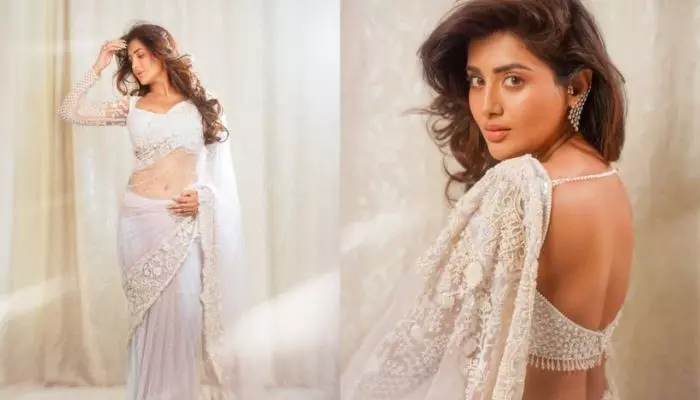 వైట్ శారీలో హాట్ ట్రీట్ ఇచ్చిన రాశి సింగ్ వైట్ శారీలో హాట్ ట్రీట్ ఇచ్చిన రాశి సింగ్