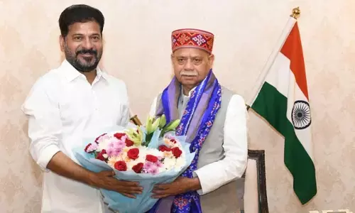 గ‌వ‌ర్నర్ శివ్ ప్రతాప్ శుక్లాతో సీఎం రేవంత్ రెడ్డి భేటీ