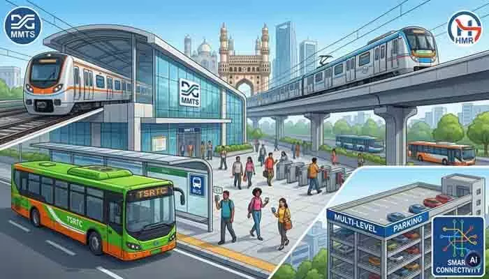ఎంఎంటీఎస్ ఆధునీకరణ.. మెట్రో, ఆర్టీసీతో అనుసంధానం ఎంఎంటీఎస్ ఆధునీకరణ.. మెట్రో, ఆర్టీసీతో అనుసంధానం