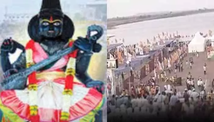 కాళేశ్వరంలో సరస్వతీ అంత్యపుష్కరాలు...ఈ నెల 21 నుంచే కాళేశ్వరంలో సరస్వతీ అంత్యపుష్కరాలు...ఈ నెల 21 నుంచే