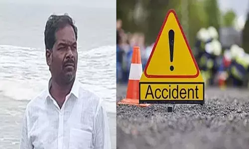 రోడ్డు ప్ర‌మాదంలో ఇద్ద‌రు మృతి