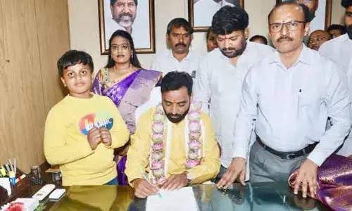 TSLDA చైర్మన్‌గా బాధ్యతలు స్వీకరించిన చరణ్ కౌశిక్ యాదవ్