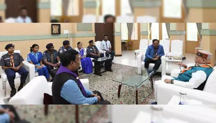 రాష్ట్రంలో స్కౌటింగ్ విస్తరణకు ప్రాధాన్యత.. గవర్నర్కు బీఎస్జీ ప్రతినిధుల నివేదిక రాష్ట్రంలో స్కౌటింగ్ విస్తరణకు ప్రాధాన్యత.. గవర్నర్కు బీఎస్జీ ప్రతినిధుల నివేదిక