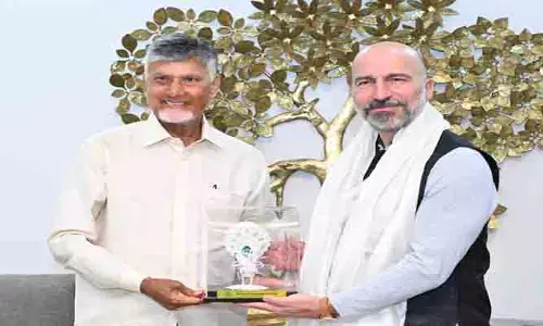 సీఎం చంద్రబాబు, మంత్రి లోకేశ్‌తో ఉబర్‌ ప్రతినిధుల భేటీ