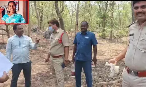 తర్లపాడ్ అటవీ ప్రాంతంలో మహిళ మృతదేహం లభ్యం