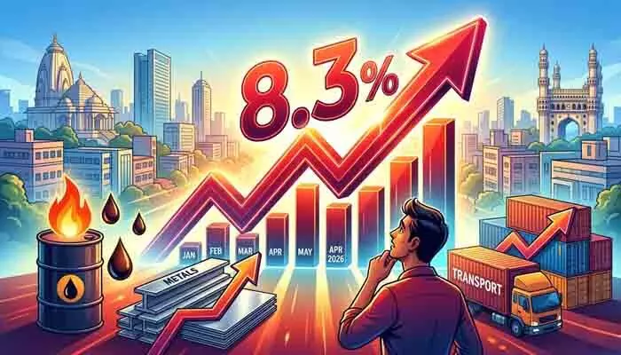 ఏప్రిల్లో పెరిగిన హోల్సేల్ ద్రవ్యోల్బణం.. 8.3 శాతానికి చేరిన ధరల సూచీ ఏప్రిల్లో పెరిగిన హోల్సేల్ ద్రవ్యోల్బణం.. 8.3 శాతానికి చేరిన ధరల సూచీ