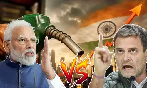 ప్రభుత్వ తప్పిదానికి ప్రజలకు మూల్యమా..! పెట్రోల్ ధరల పెంపుపై రాహుల్ గాంధీ నిప్పులు