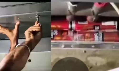 ఎంతకు తెగించార్రా...ఏకంగా ట్రైన్ బాత్రూంలోనే బీర్లు పెట్టి !