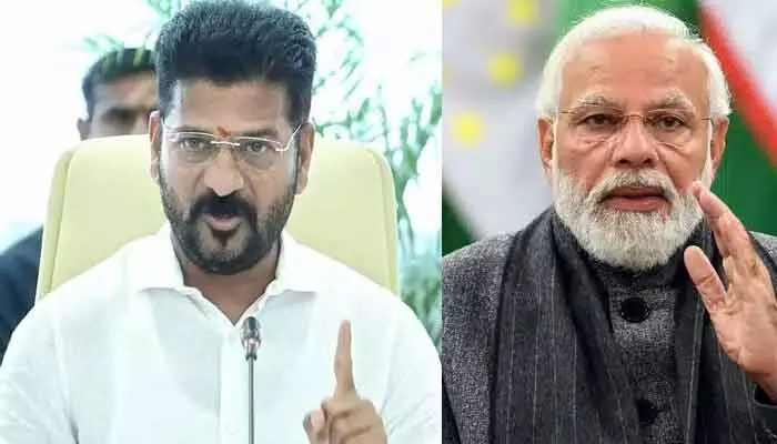 మోడీ సర్కార్పై సీఎం రేవంత్ రెడ్డి ఫైర్.. ! ఇంధన ధరల పెంపును తక్షణమే ఉపసంహరించుకోవాలని డిమాండ్ మోడీ సర్కార్పై సీఎం రేవంత్ రెడ్డి ఫైర్.. ! ఇంధన ధరల పెంపును తక్షణమే ఉపసంహరించుకోవాలని డిమాండ్
