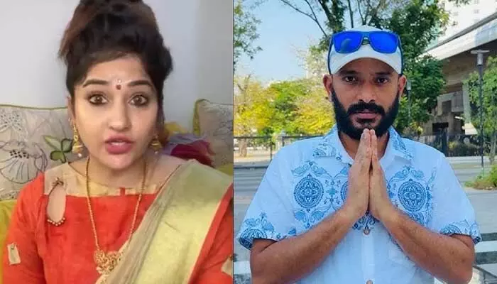 నిన్ను కనేముందు మీ నాన్న కండోమ్ వాడాల్సింది.. యూట్యూబర్ అన్వేష్పై మాధవీలత సంచలన వ్యాఖ్యలు! నిన్ను కనేముందు మీ నాన్న కండోమ్ వాడాల్సింది.. యూట్యూబర్ అన్వేష్పై మాధవీలత సంచలన వ్యాఖ్యలు!