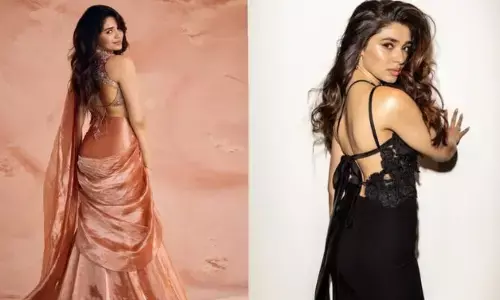 కృతి శెట్టి బ్యాక్ అందాలకు ఫిదా అవుతున్న నెటిజన్లు