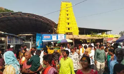 మల్లికార్జున స్వామి ఆలయానికి పోటెత్తిన భక్తులు
