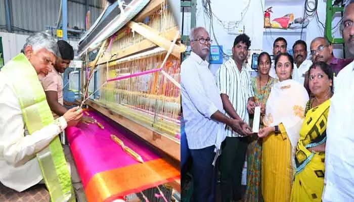 కూటమి రాకతో చేనేతకు స్వర్ణయుగం ప్రారంభం కూటమి రాకతో చేనేతకు స్వర్ణయుగం ప్రారంభం