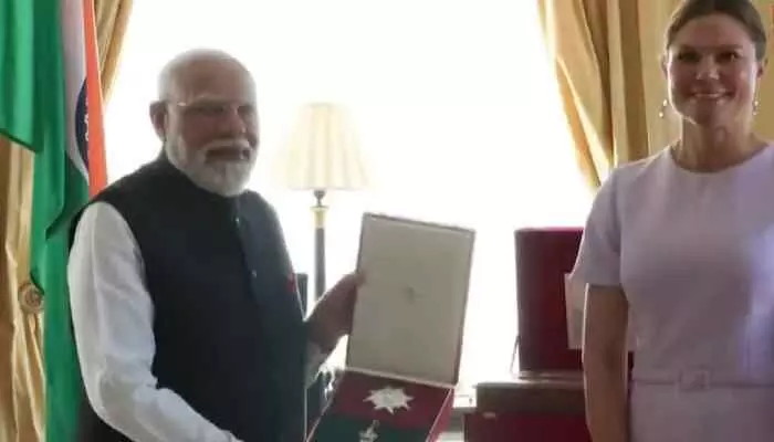 ప్రధాని మోడీకి మరో అరుదైన అంతర్జాతీయ గౌరవం ప్రధాని మోడీకి మరో అరుదైన అంతర్జాతీయ గౌరవం