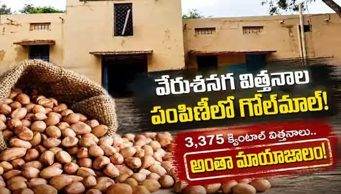 వేరుశనగ విత్తనాల పంపిణీలో భారీ గోల్మాల్? వేరుశనగ విత్తనాల పంపిణీలో భారీ గోల్మాల్?