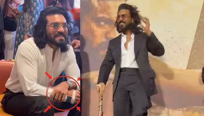 రామ్ చరణ్ చేతికి గాయం..షాకింగ్ వీడియో వైరల్ ! రామ్ చరణ్ చేతికి గాయం..షాకింగ్ వీడియో వైరల్ !