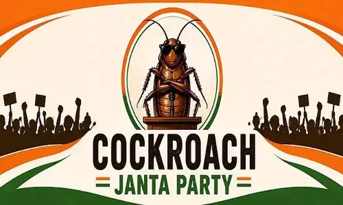 భారత్‌లో ‘కాక్రోచ్ జనతా పార్టీ’ జెండా.. అజెండా ఇదే! నిరుద్యోగ యువత పొలిటికల్ సెటైర్ వైరల్!