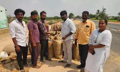 దౌల్తాబాద్ గోదాంలో పీపీసీ కేంద్రాల తనిఖీ