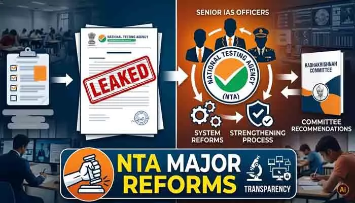 NEET (UG) పేపర్ లీక్ ఎఫెక్ట్.. నేషనల్ టెస్టింగ్ ఏజెన్సీలో ప్రక్షాళన షురూ NEET (UG) పేపర్ లీక్ ఎఫెక్ట్.. నేషనల్ టెస్టింగ్ ఏజెన్సీలో ప్రక్షాళన షురూ