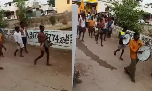 వివాహితకు యువకుడి వేధింపులు: స్పాట్ ట్రీట్‌మెంట్ ఇచ్చిన స్థానికులు