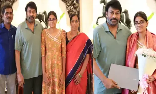 TGEAPCET టాపర్‌కు మెగా సర్‌ప్రైజ్.. ఎం. రుషి కలను నిజం చేసిన చిరంజీవి