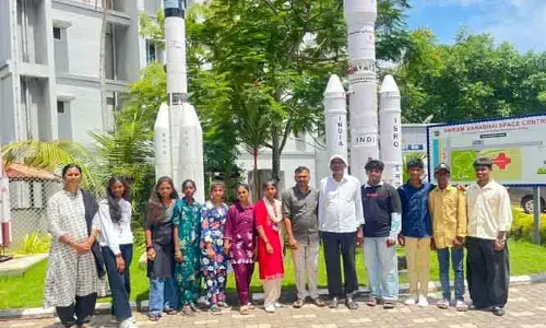 ఇస్రోను సంద‌ర్శించిన మేడిప‌ల్లి మండ‌ల విద్యార్థులు