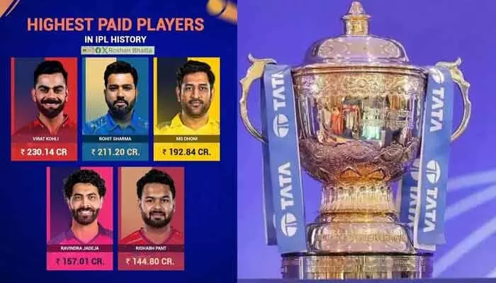 ఐపీఎల్ హిస్టరీలోనే అత్యధిక సంపాదన వీరిదే! ఐపీఎల్ హిస్టరీలోనే అత్యధిక సంపాదన వీరిదే!