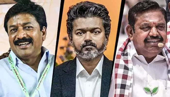 అన్నాడీఎంకే రెబెల్ ఎమ్మెల్యేలను మంత్రివర్గంలో చోటు దక్కేనా?: క్లారిటీ ఇచ్చిన టీవీకే అన్నాడీఎంకే రెబెల్ ఎమ్మెల్యేలను మంత్రివర్గంలో చోటు దక్కేనా?: క్లారిటీ ఇచ్చిన టీవీకే