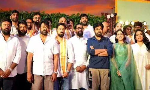 ఒకే ఫ్రేమ్‌లో మెగా బ్రదర్స్.. క్లాప్ కొట్టి ‘మెగా-158’ను ప్రారంభించిన పవన్ కళ్యాణ్