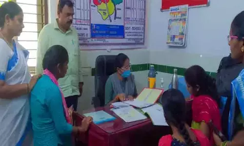 రాజంపేట్ ప్రాథమిక ఆరోగ్య కేంద్రం లో అమ్మ ఒడి