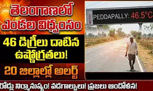 తెలంగాణలో భానుడి భగభగలు.. 20 జిల్లాల్లో 46 డిగ్రీలు దాటిన ఉష్ణోగ్రతలు