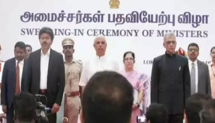 తమిళనాడు రాజకీయాల్లో సరికొత్త అధ్యాయం.. 59 ఏళ్ల తర్వాత కేబినెట్లోకి కాంగ్రెస్ తమిళనాడు రాజకీయాల్లో సరికొత్త అధ్యాయం.. 59 ఏళ్ల తర్వాత కేబినెట్లోకి కాంగ్రెస్