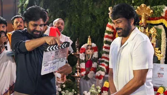 158కు క్లాప్ కొట్టిన కల్యాణ్ బాబు.. ఎమోషనల్ ట్వీట్ షేర్ చేసిన చిరు 158కు క్లాప్ కొట్టిన కల్యాణ్ బాబు.. ఎమోషనల్ ట్వీట్ షేర్ చేసిన చిరు