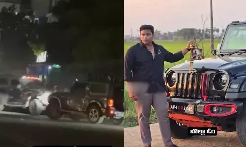 విజయవాడలో థార్ జీప్ ఫైట్.. అమ్మాయికోసం నడిరోడ్డుపై బీభత్సం